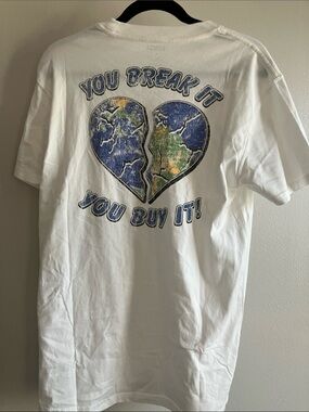 Parks Project White T-shirt Small You break it you buy it earth day